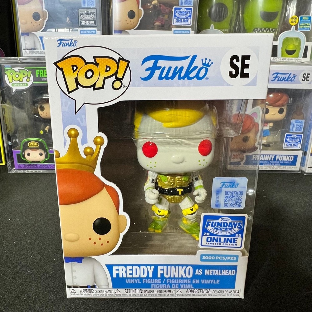 Funko Pop Freddy Funko as Metalhead TMNT Fundays 2023 Limited Edition 3000 PCS